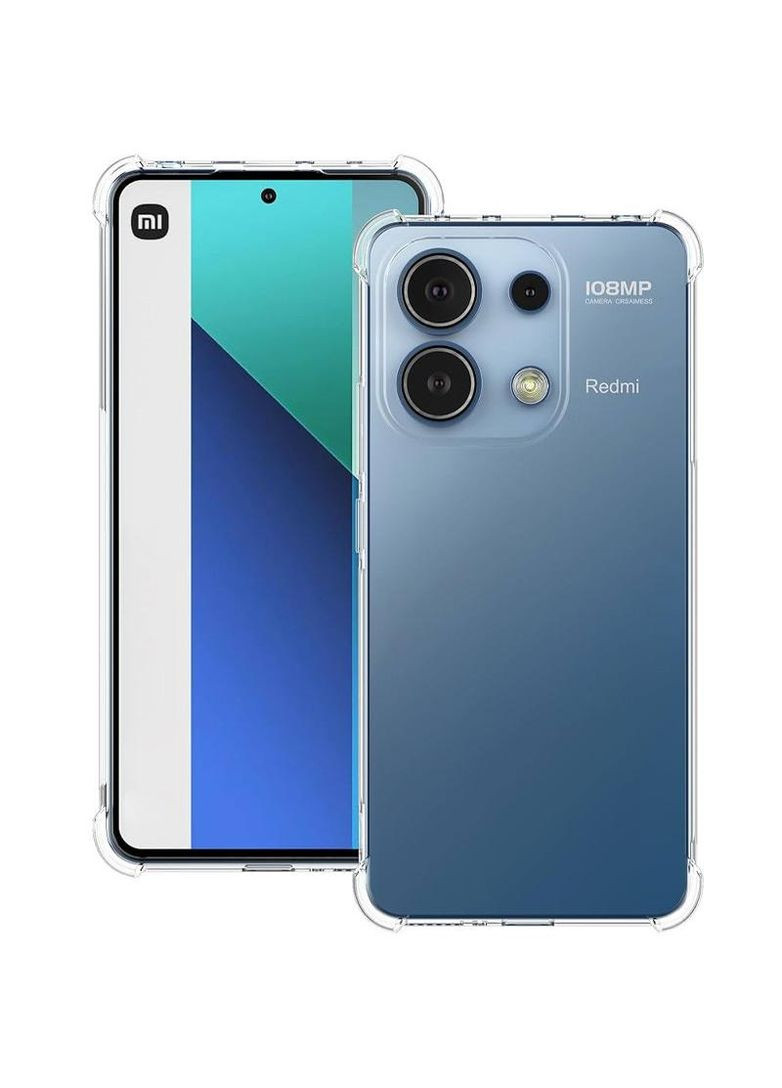 Силиконовый чехол с крытыми бортами для Xiaomi Redmi 13 4G Epik (315397040)