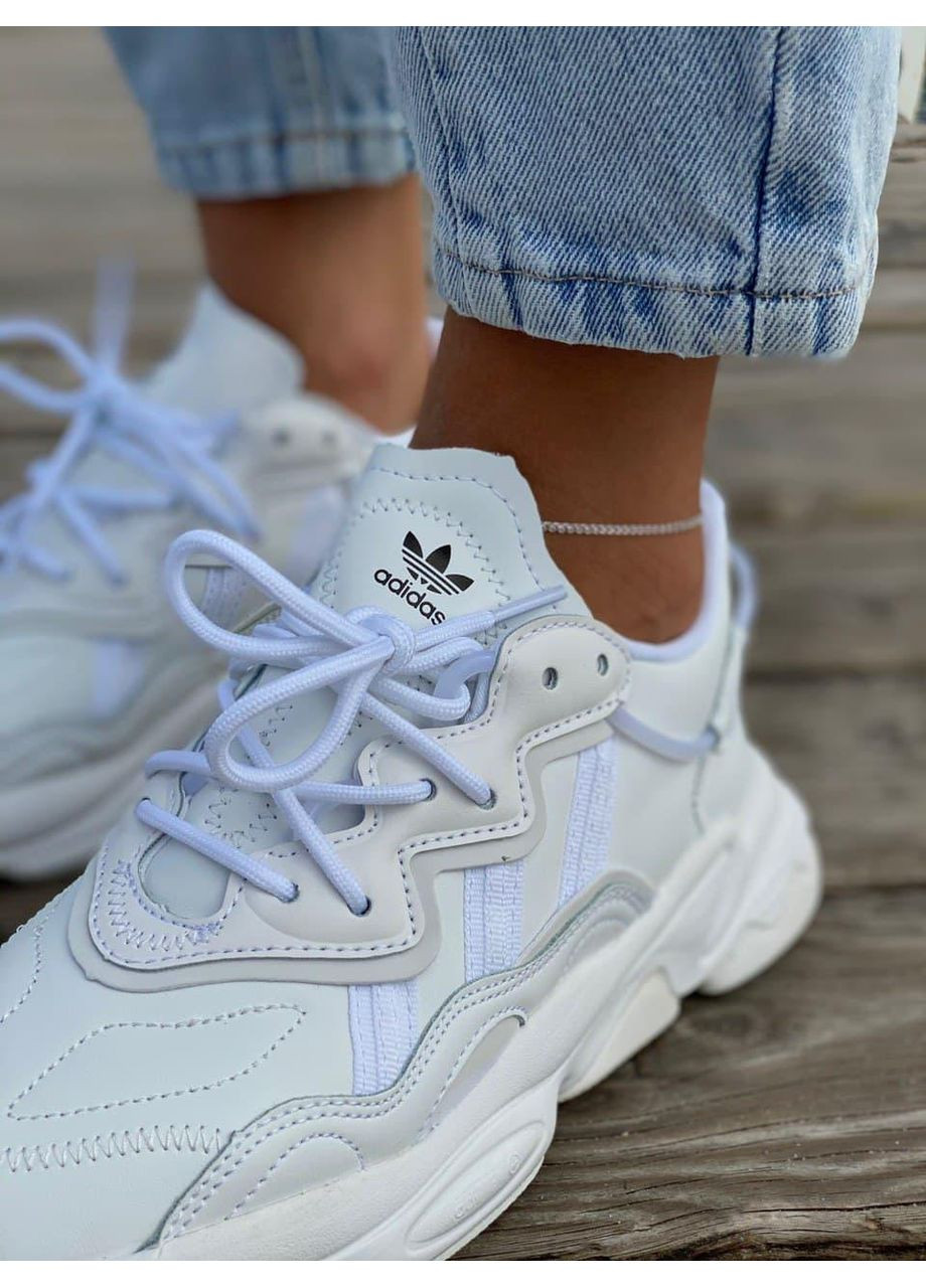 КРОССОВКИ ЖЕНСКИЕ ADIDAS OZWEEGO ADIPRENE PRIDE WHITE 1 АДИДАС ОЗВИГО No Brand бежевые демисезоны (369392067)