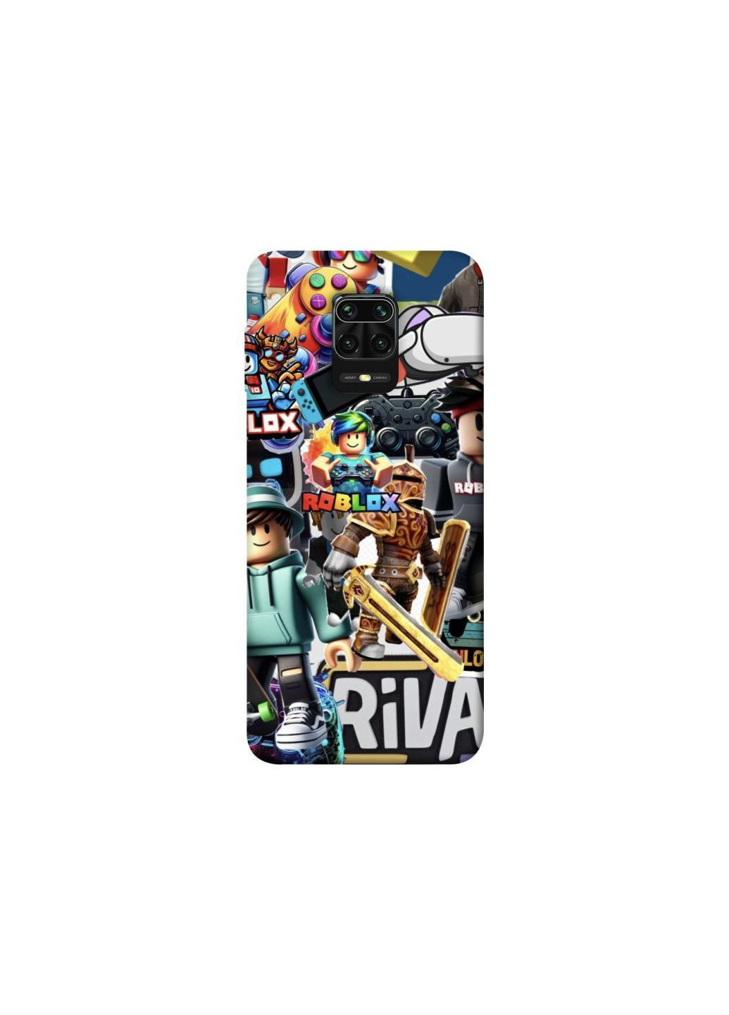 Чехол на Xiaomi Redmi Note 9s / Note 9 Pro / Note 9 Pro Max Roblox collage Frontalka (356090824)