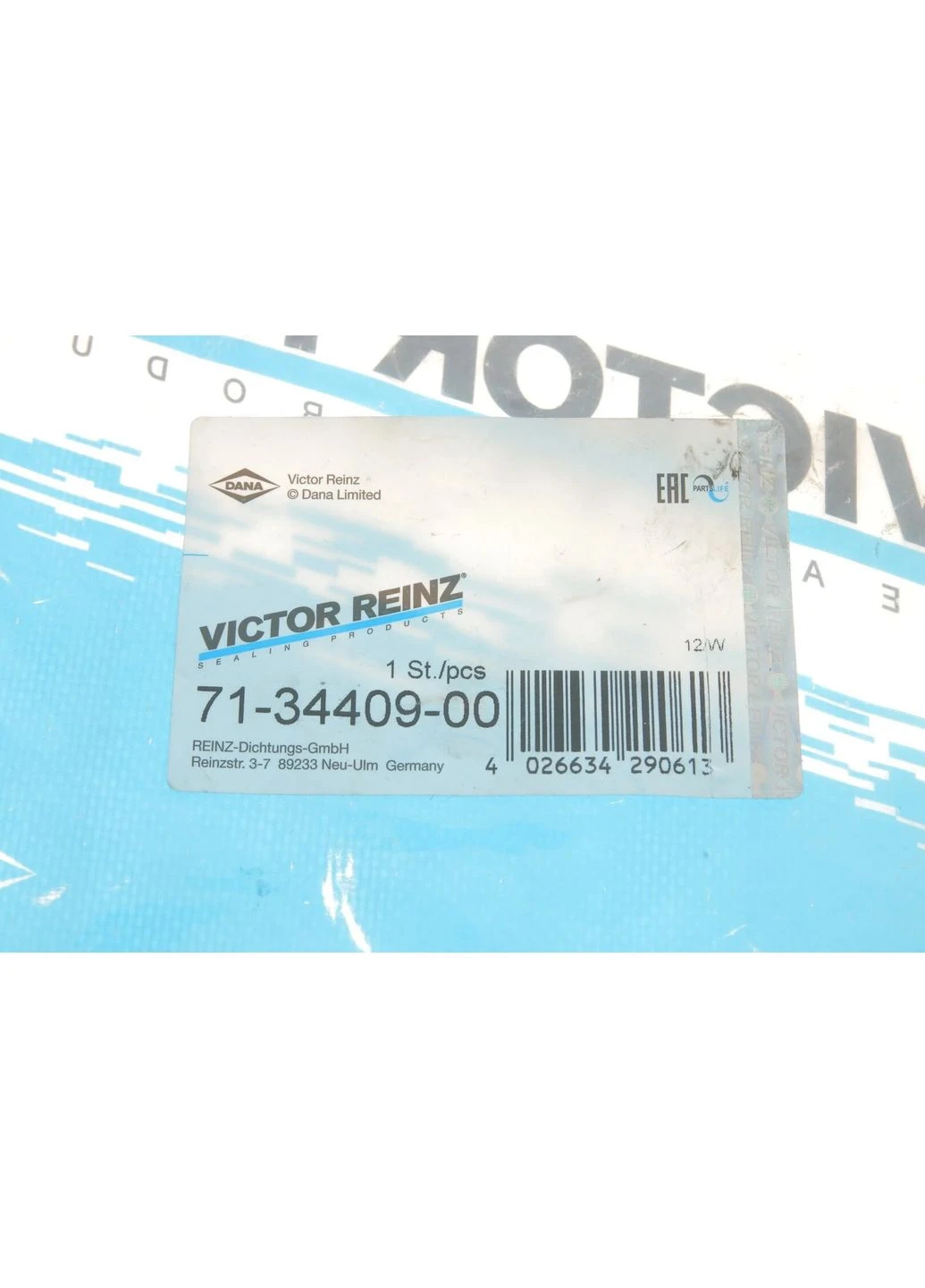 Прокладка крышки клапанов Renault Trafic/Opel Vivaro 1.9dCi, 01-, F9Q REINZ 71-34409-00 UA63 Victor Reinz (366162468)