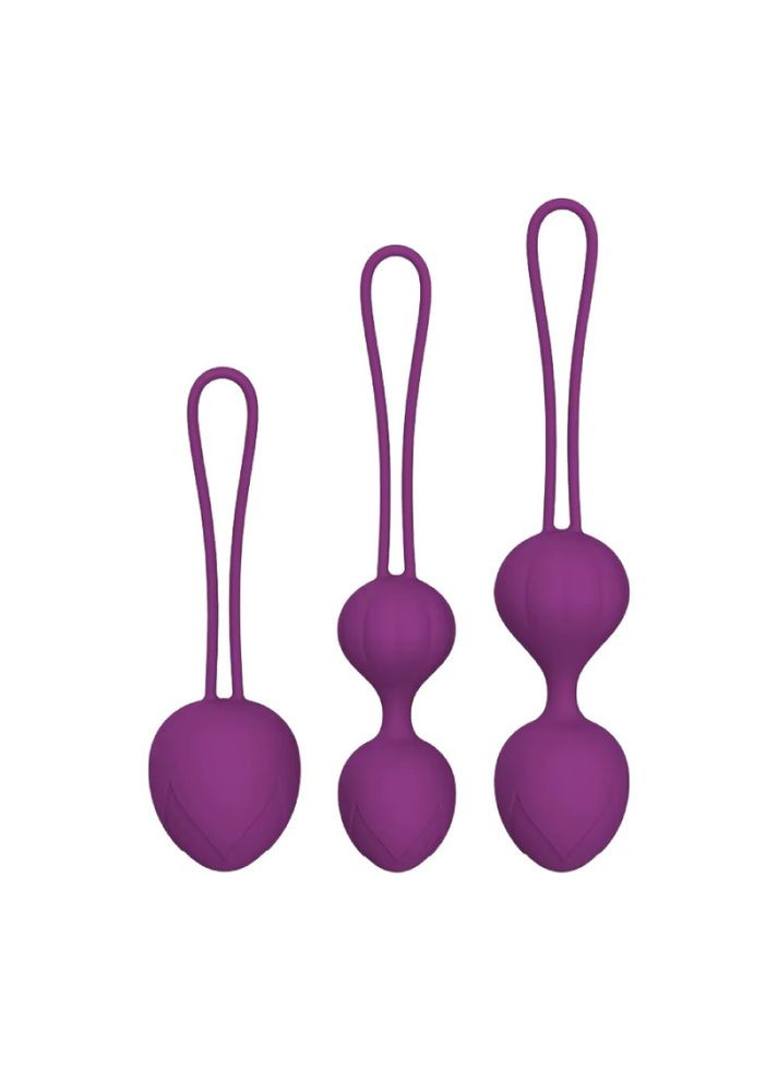Набор вагинальных шариков Wendy, 3 шт, лавандовый Every Night Toys (366869862)