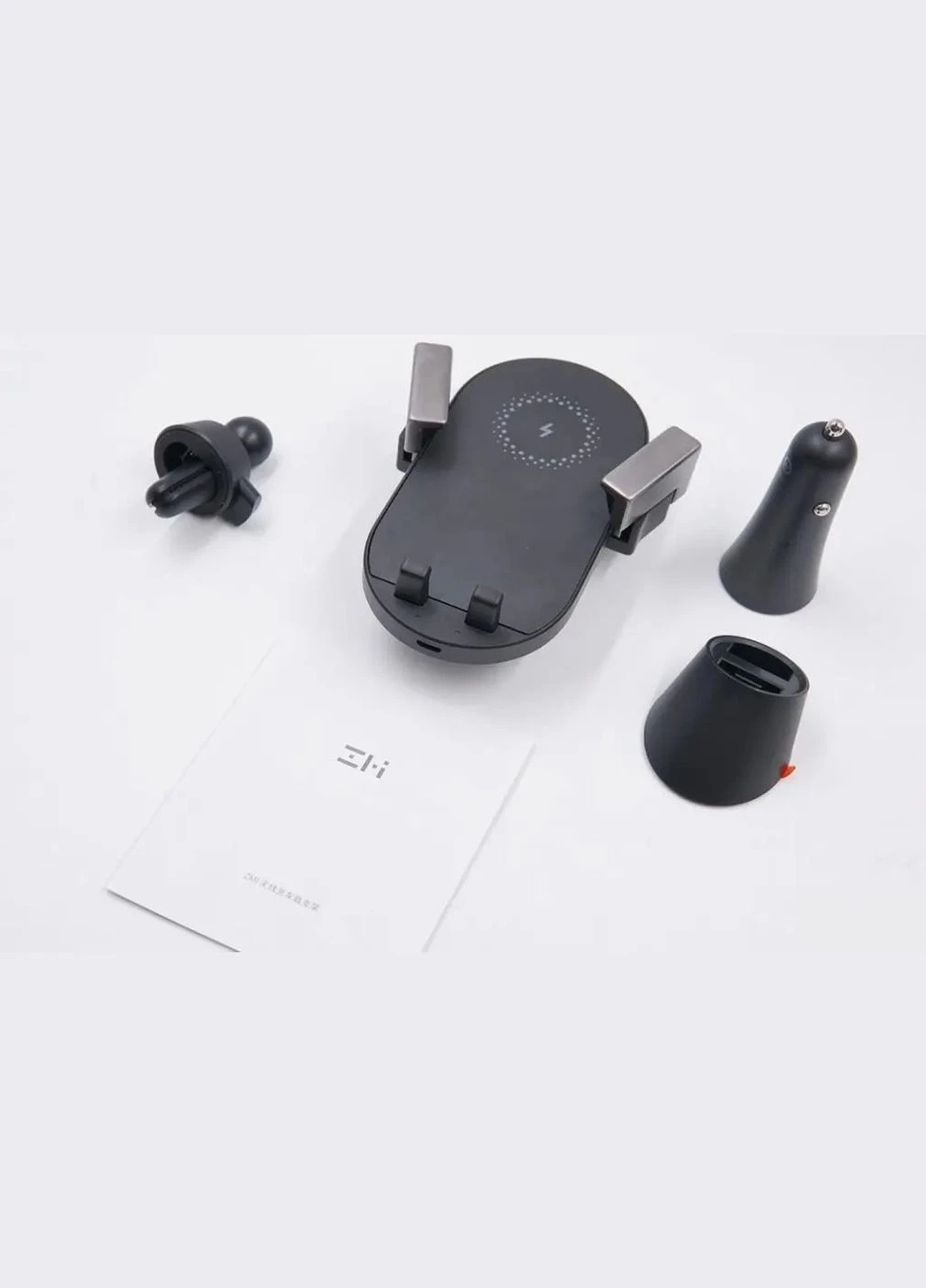 Тримач і бездротовий зарядний пристрій Mi Qi Car Wireless Charger 20w Xiaomi (279826265)