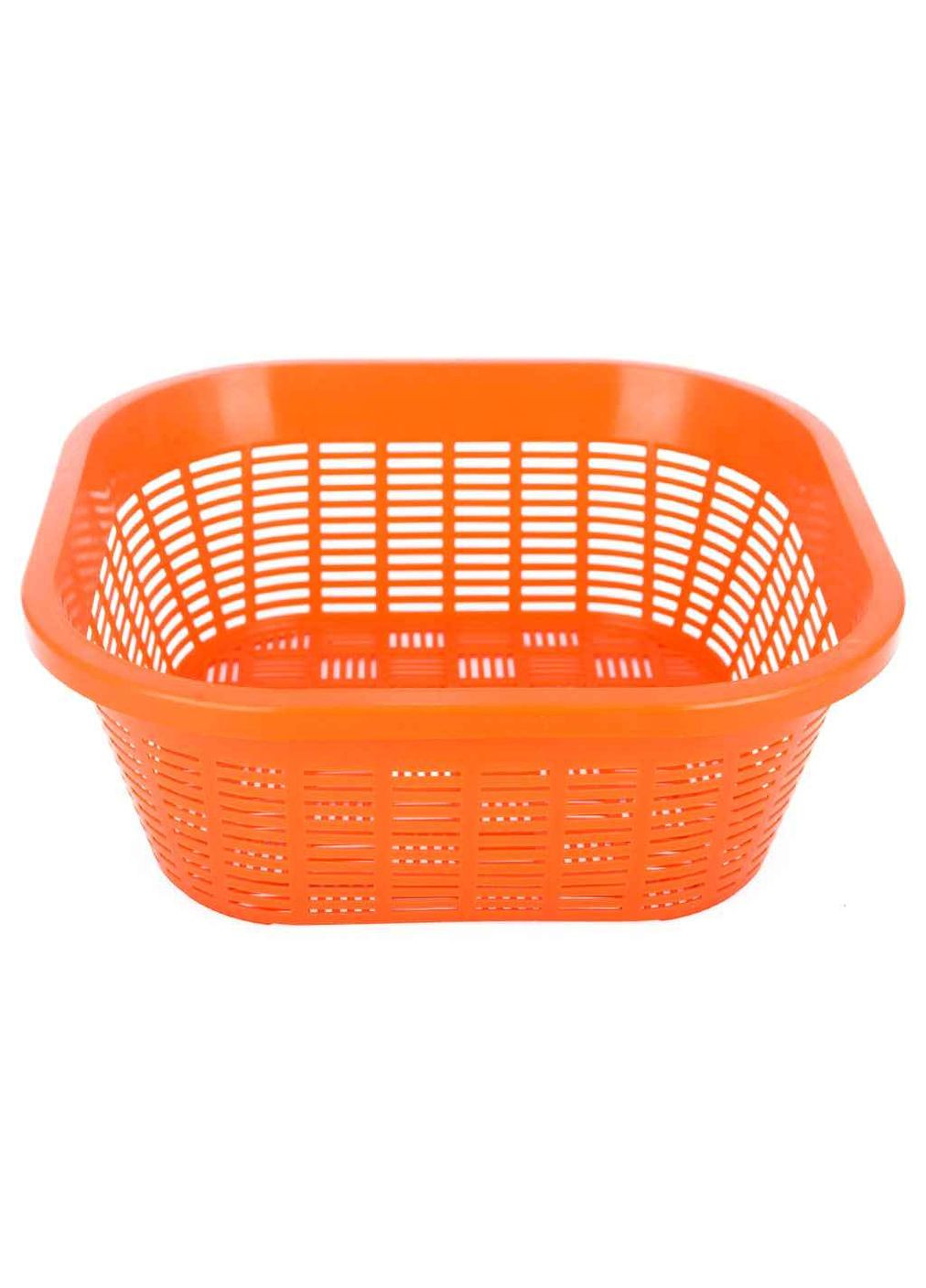 Корзинка пластиковая. большая оранжевая 6123 MTM (366546472)