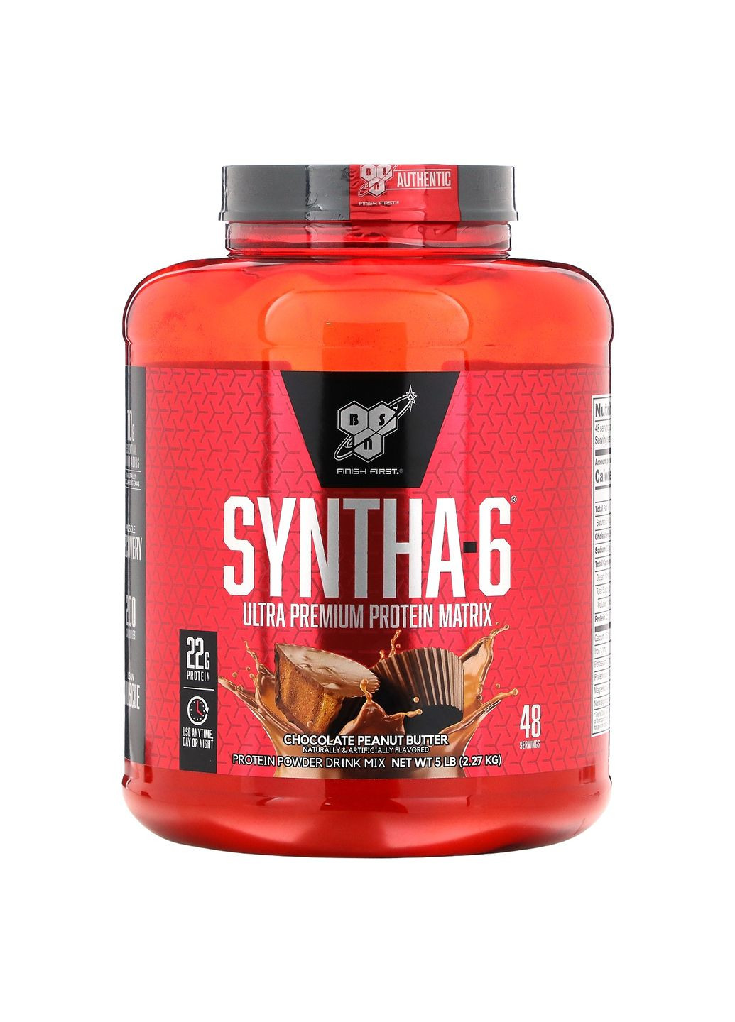 Комплексный протеиновый коктейль Syntha6 (2270 гр) Шоколад-арахисовое масло BSN (278773936)