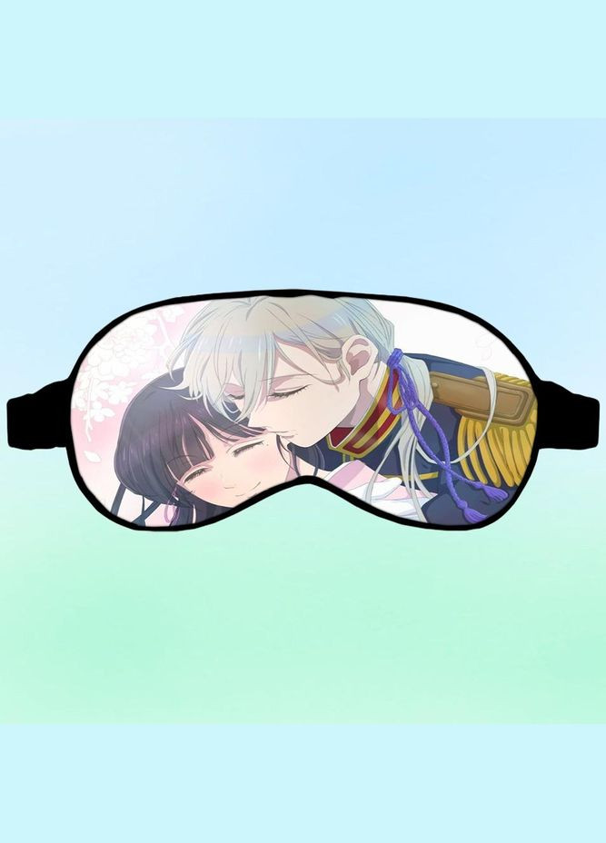 Маска для сну Аніме Казка про цукрове яблуко #0011 чорна No Brand (315044531)