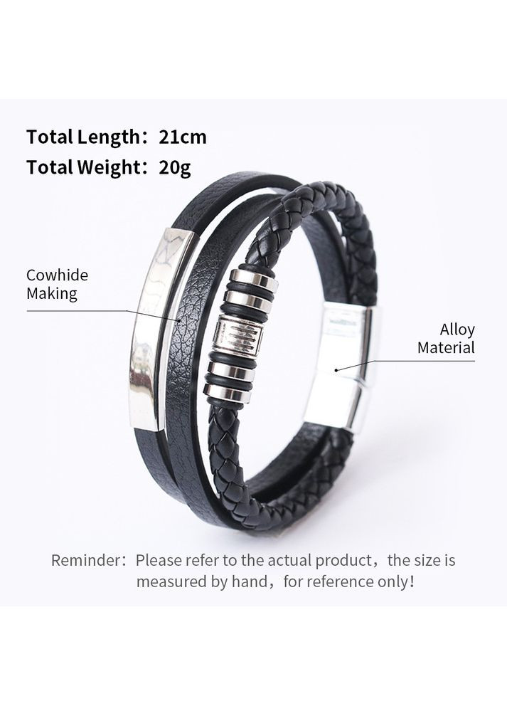 Модный мужской браслет на руку Fashion Jewelry 21 см No Brand (369667065)