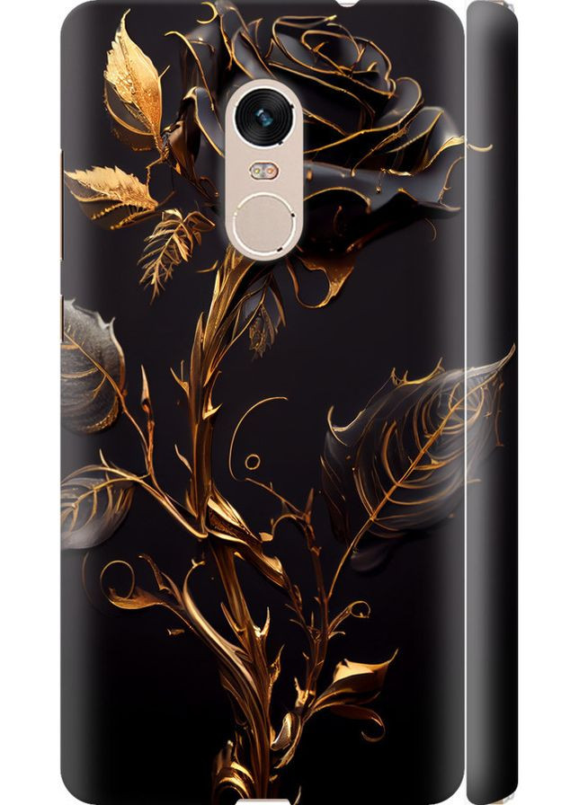 3D пластиковый матовый чехол 'Роза 3' для Endorphone Xiaomi Redmi Note 4 (267500093)