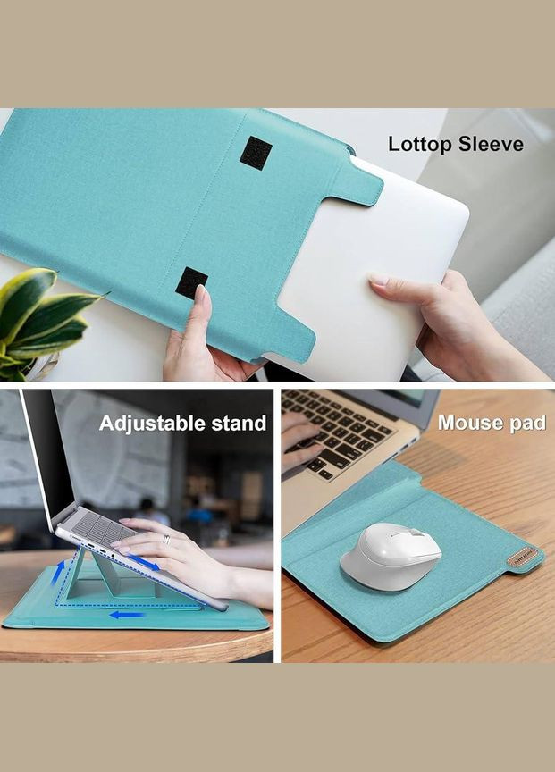 Чехол сумка с подставкой Laptop Sleeve Macbook для ноутбука 15.6-16.1'' 451*300*10 mm Green Nillkin (324234739)