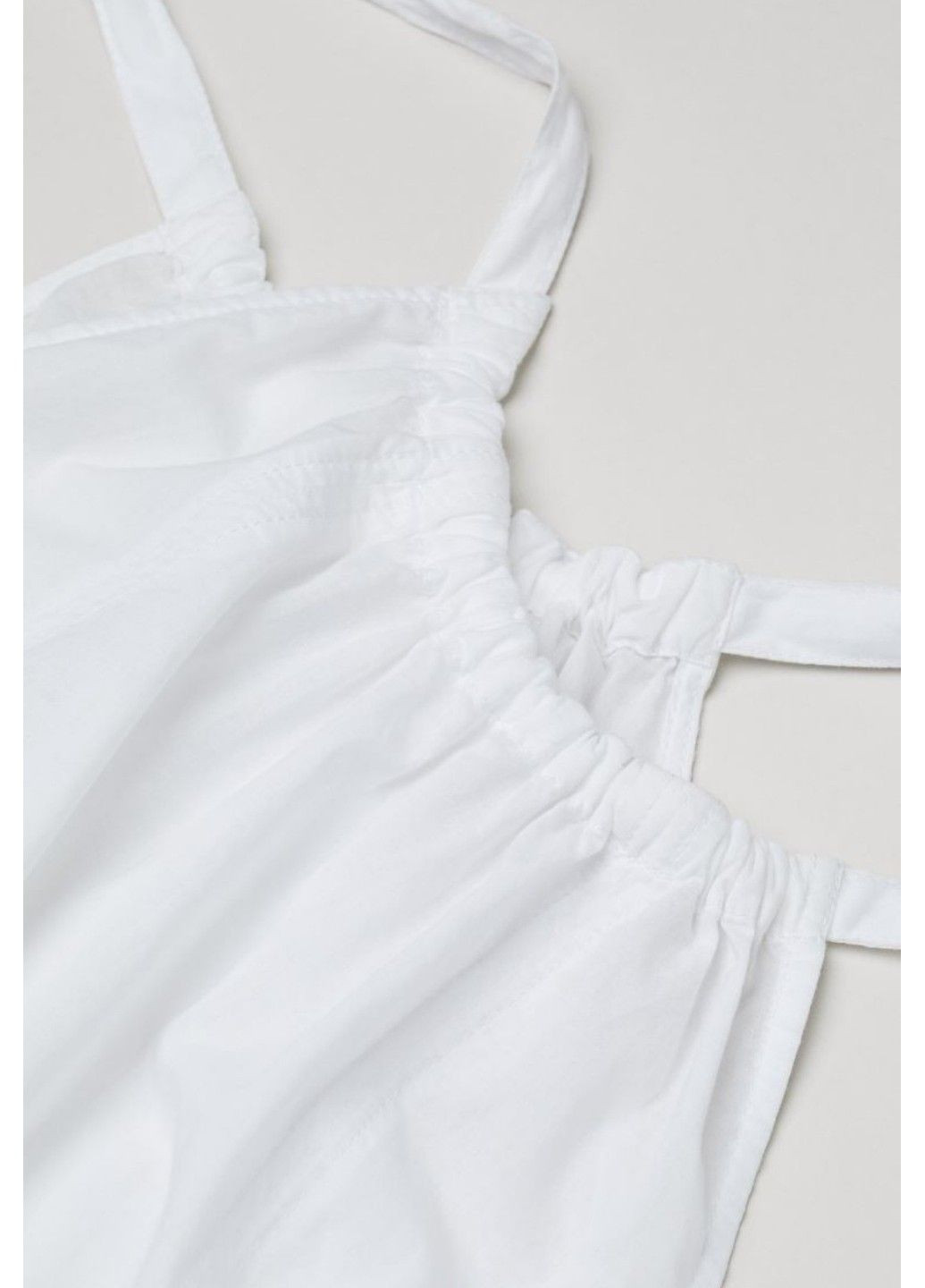 Женский топ на бретелях Н&М (57505) XS Белый H&M (298084589)