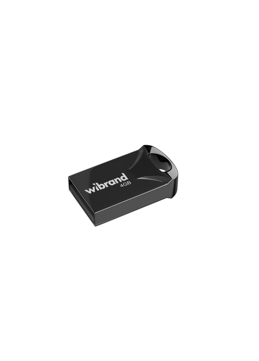 Флеш-накопитель USB 2.0 4Gb Black (WI2.0/HA4M1B) Wibrand Hawk (322518576)