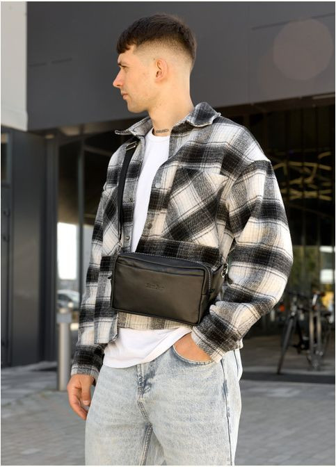 Сумка на пояс серый нубук (R-88213101m-VS) Sambag (302450348)