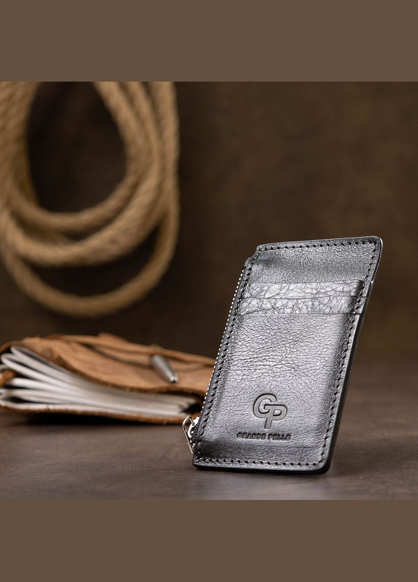 Кожаный небольшой картхолдер 11399 Grande Pelle (362418368)