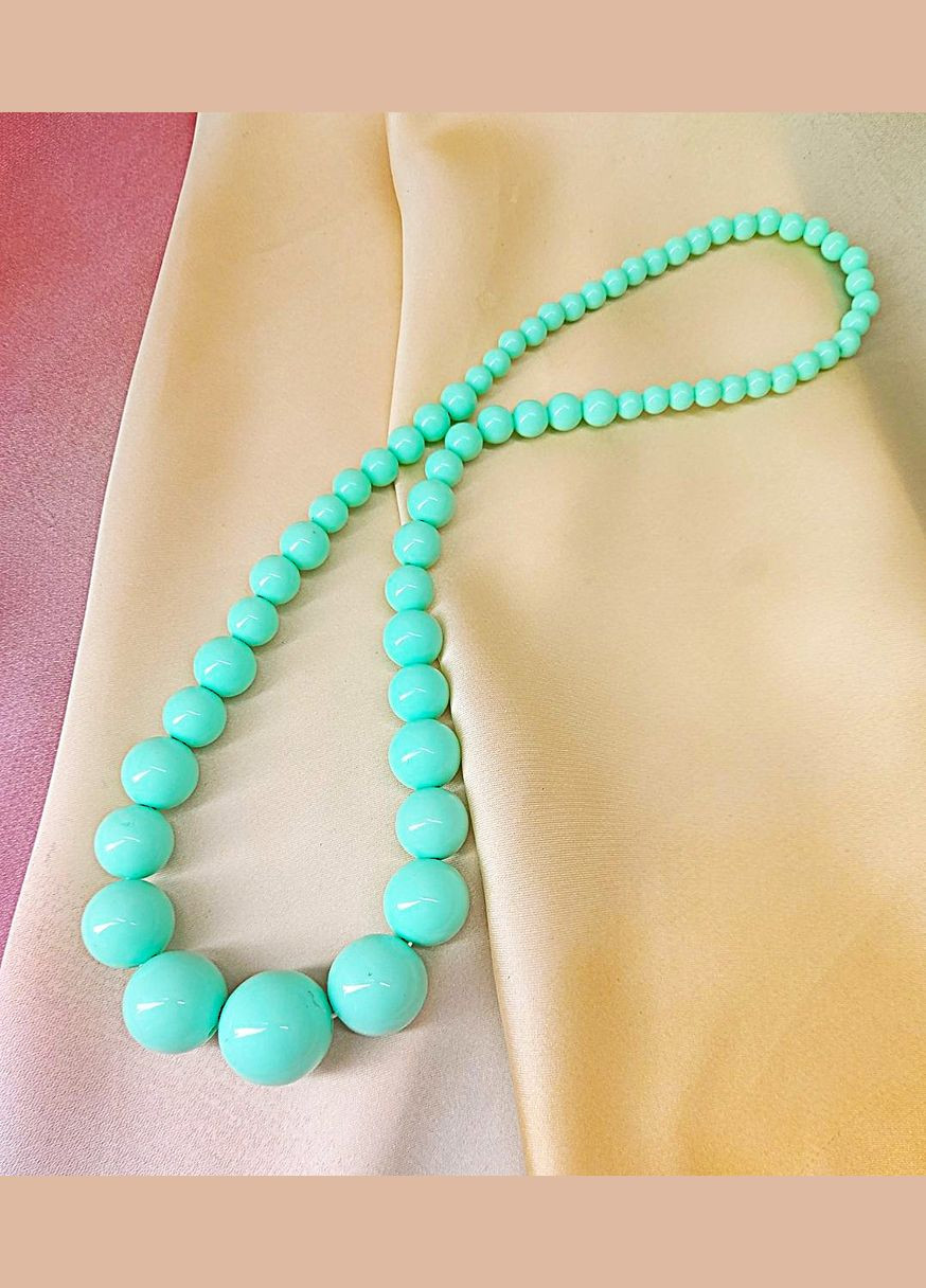 Намисто Кольє жіноче акцентне мятне No Brand (337510772)