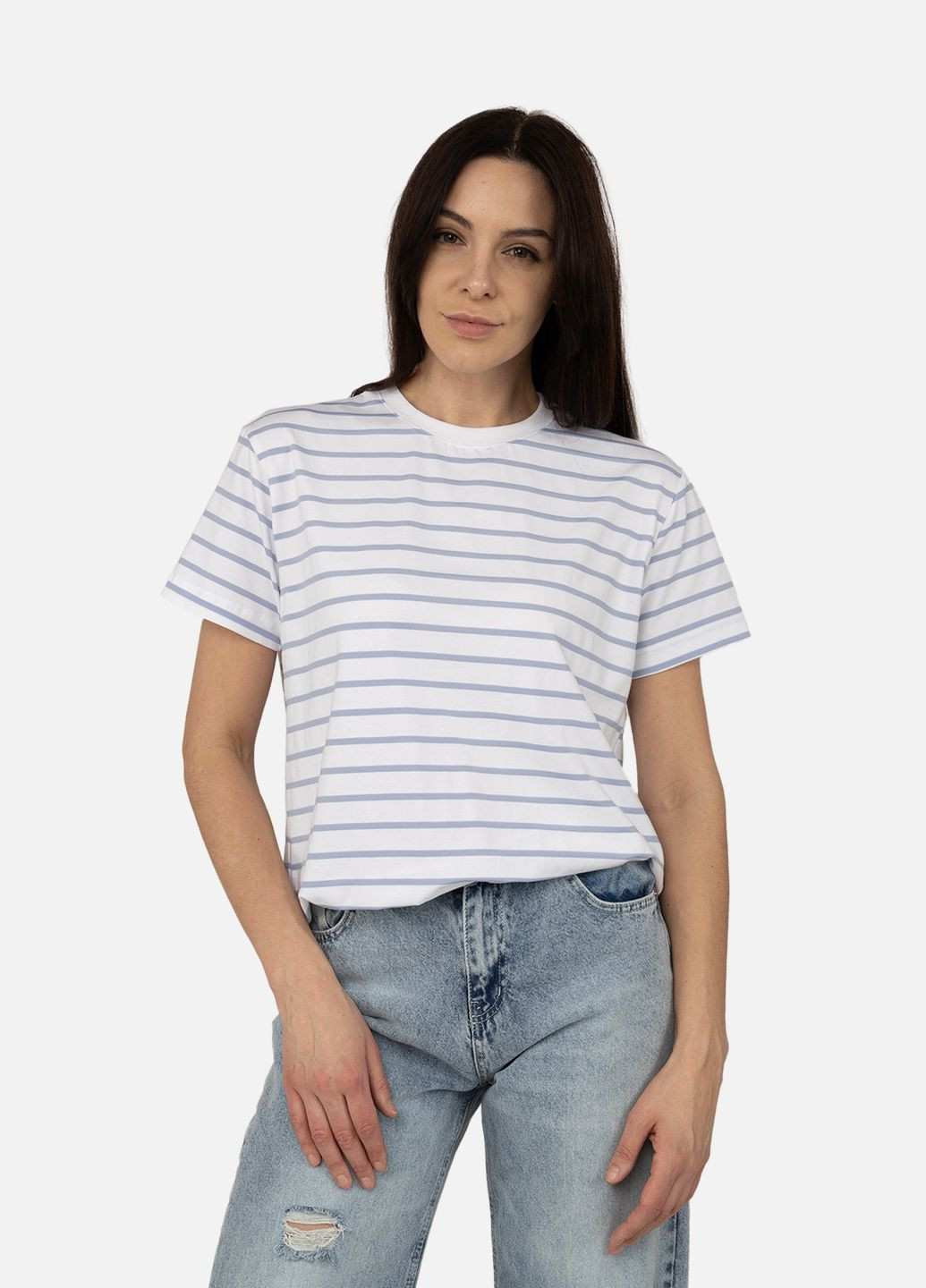 Футболка с коротким рукавом женская цвет белый CB-00266493 Yuki - (319045976)