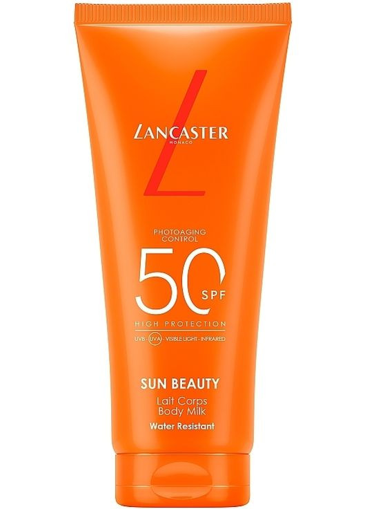 Солнцезащитное молочко для тела Sun Beauty Body Milk SPF50 100ml (1434605-32679021) Lancaster (368644194)