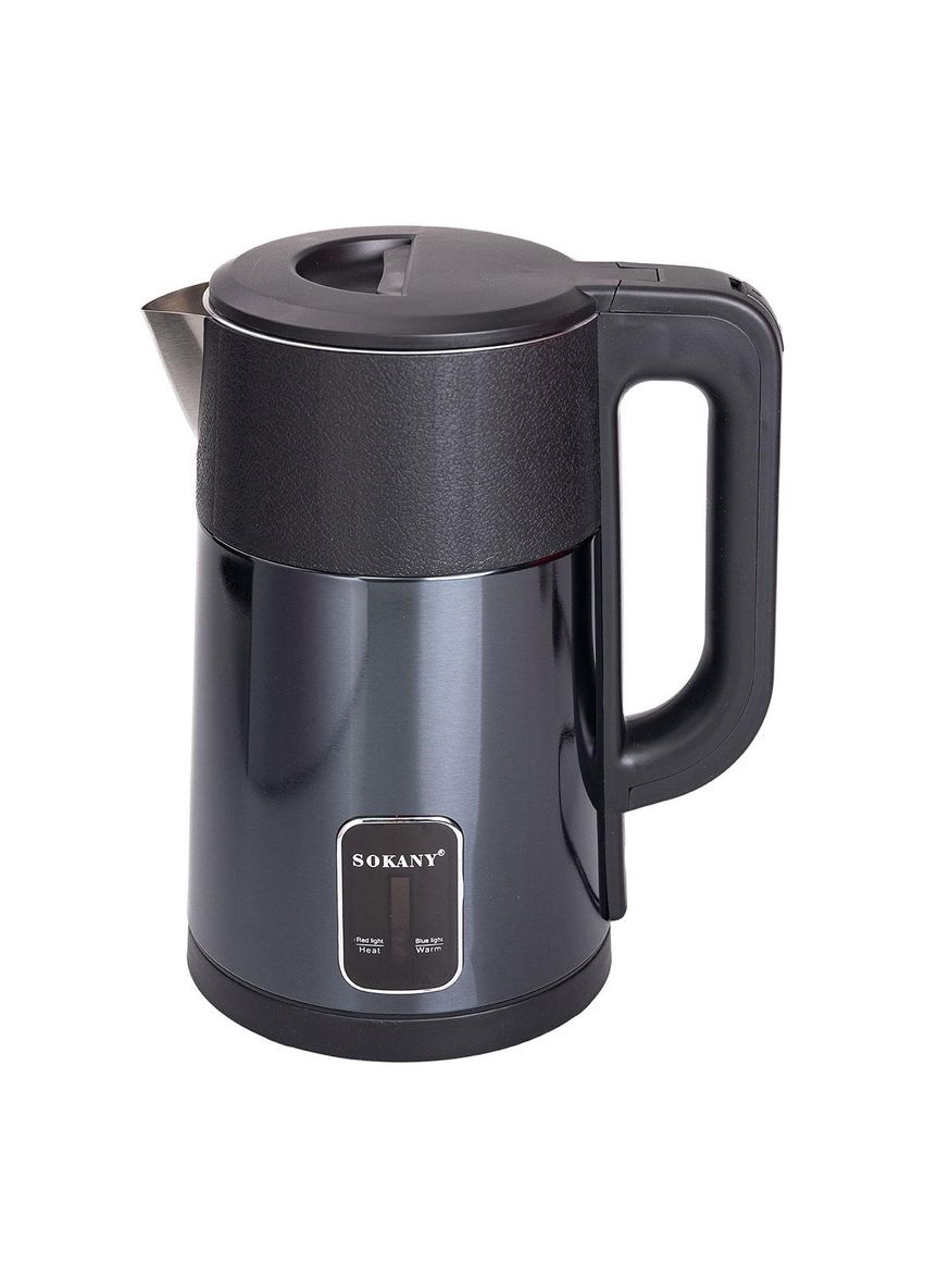Электрочайник с автоматическим отключением 2.5 л дисковый бытовой 1500 Вт SK-09017G Sokany (369143464)