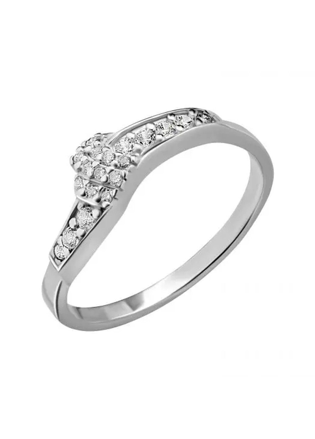 Серебряное кольцо со вставками циркония Комета 17р UMAX (291884018)