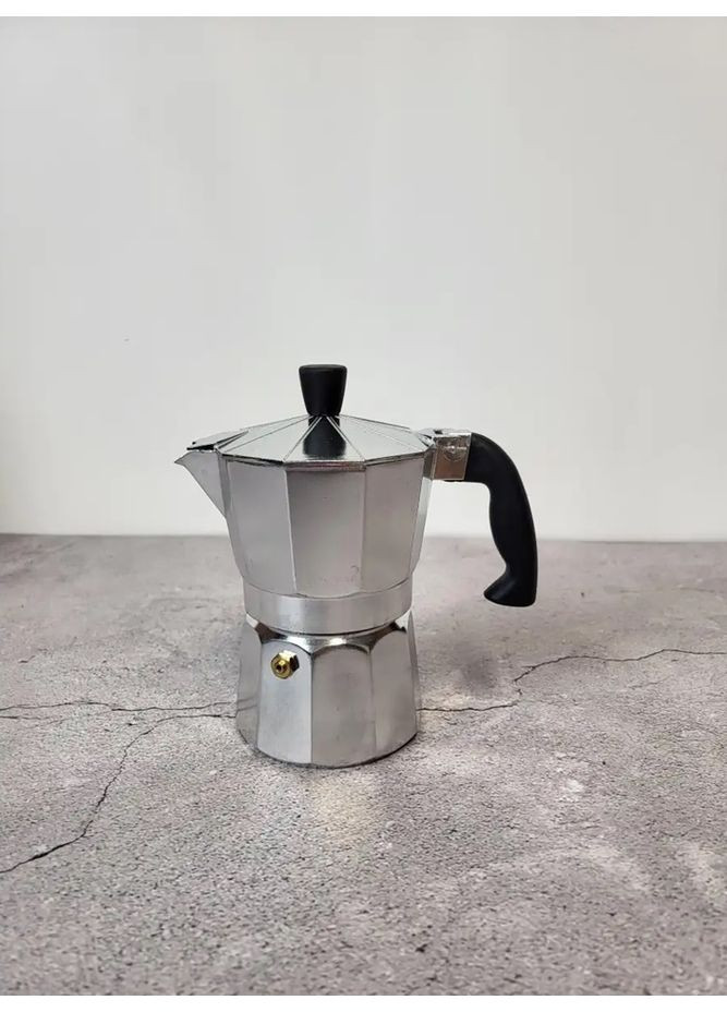 Гейзерная кофеварка Сomo GU-1000-3 150 мл 3 чашки серая Gusto (361399552)