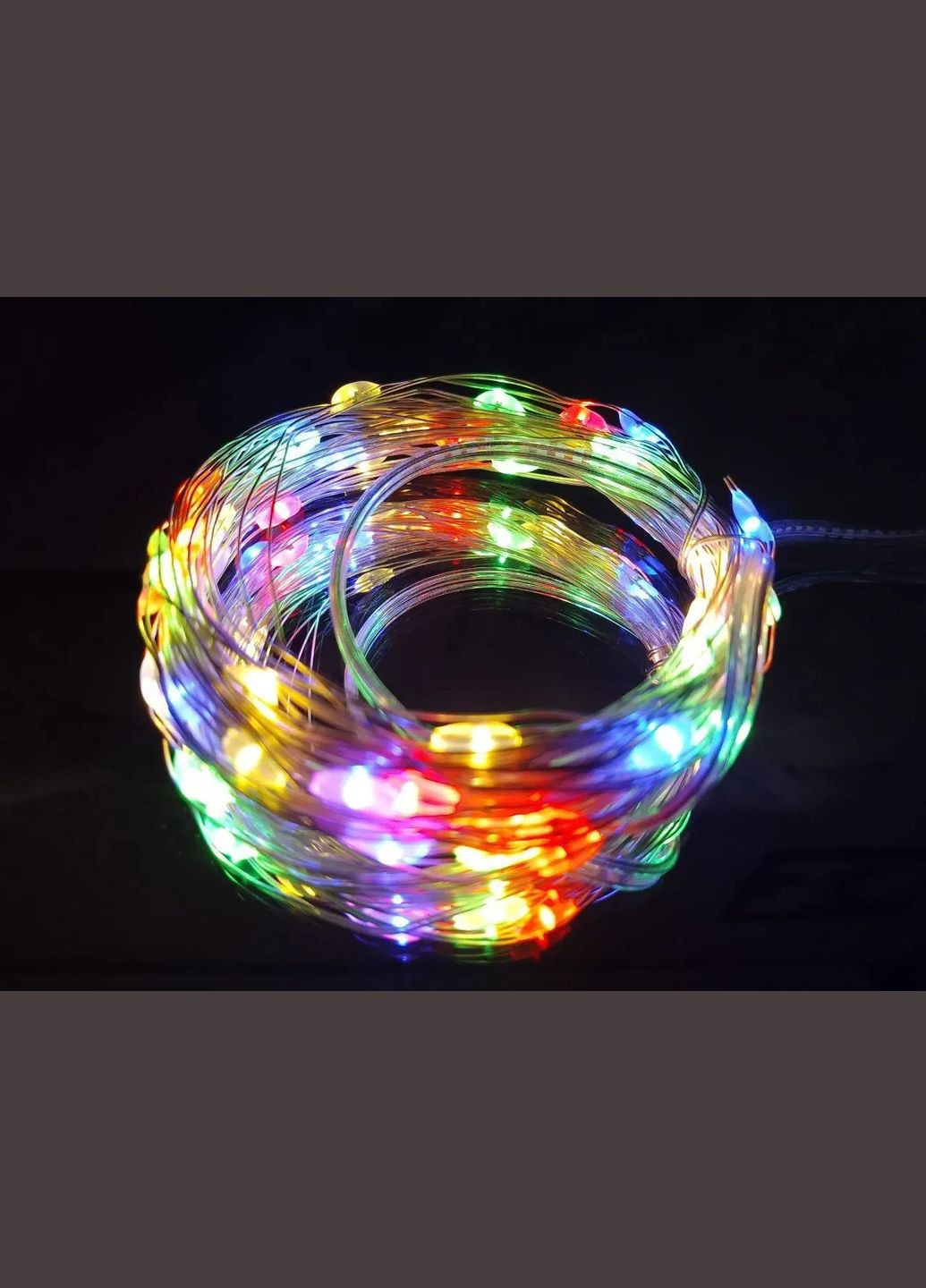 Гирлянда 3м на батарейках 2032 цвет светло No Brand (322593808)