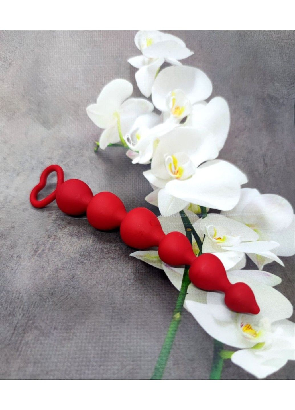 Анальная цепочка RED 15.5 см Loveshop (315498240)