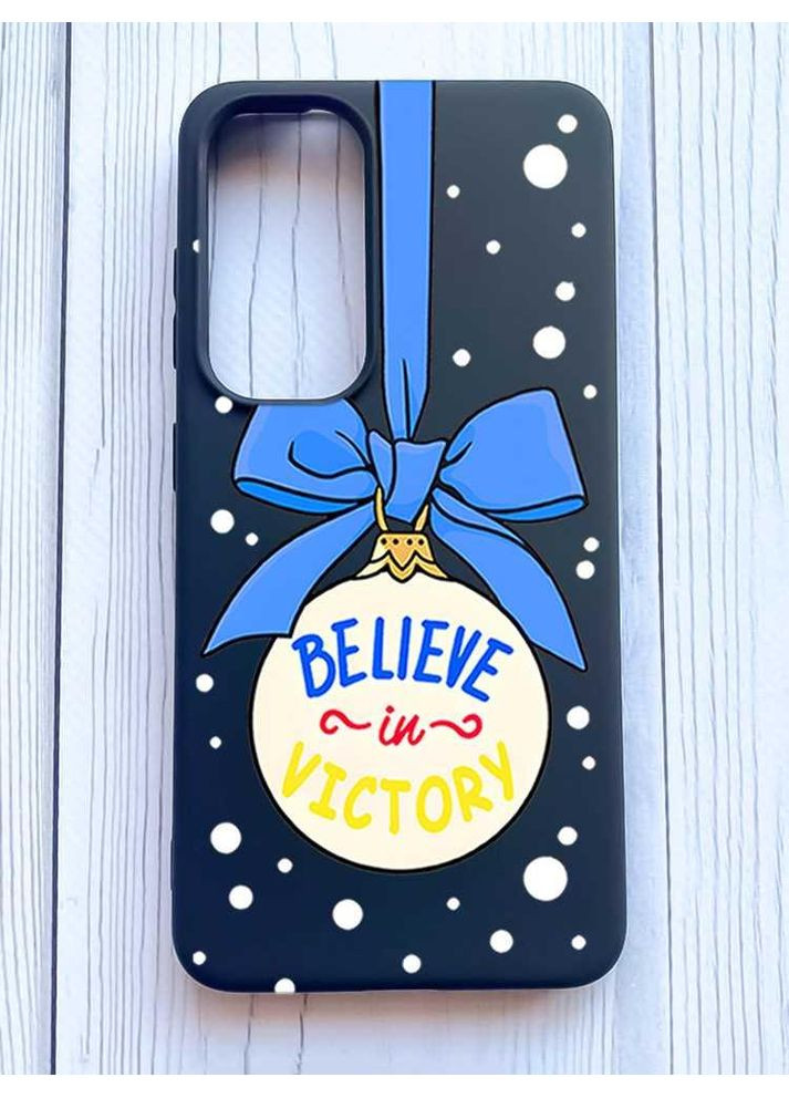 Матовий чорний чохол на Samsung Galaxy A35 (A356) Ялинкова іграшка (принт 135) Creative (362964996)