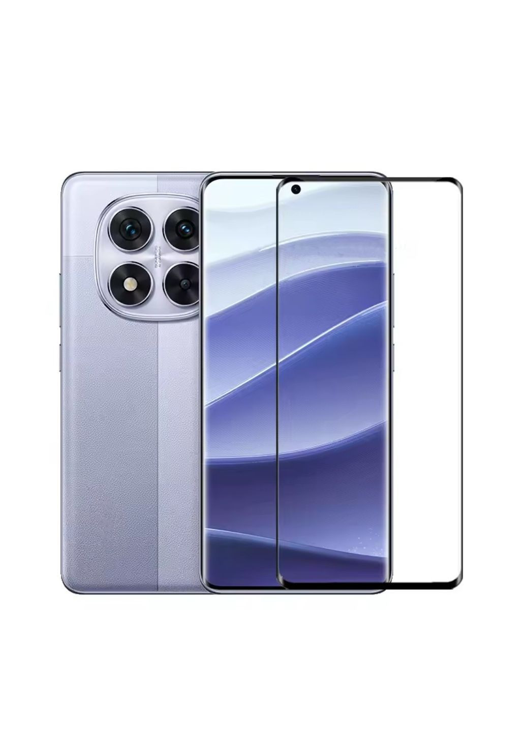 Защитное стекло на смартфоне Poco X7 / Черная рамка X-level (329881761)