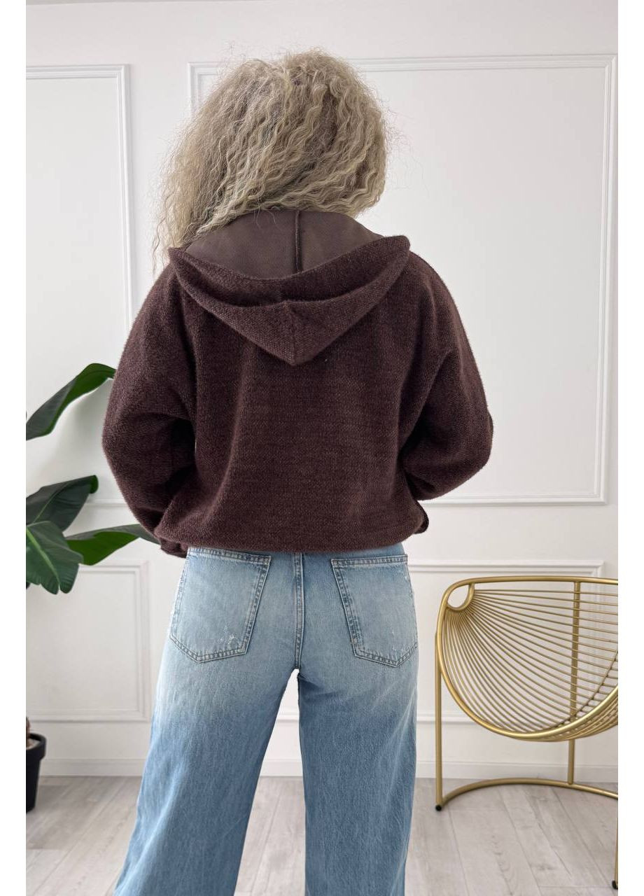 Жіночий кардиган з капюшоном із альпаки. Nobilitas (356460690)