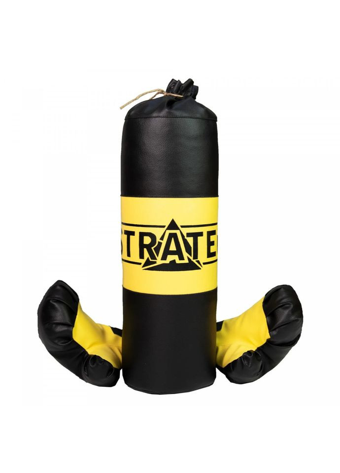 Боксерський набір "Жовто-чорний" 2071ST Маленький Strateg (334057795)