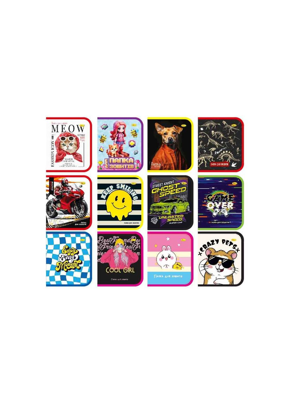 Папка для зошитів на блискавці Апельсин (354342922)