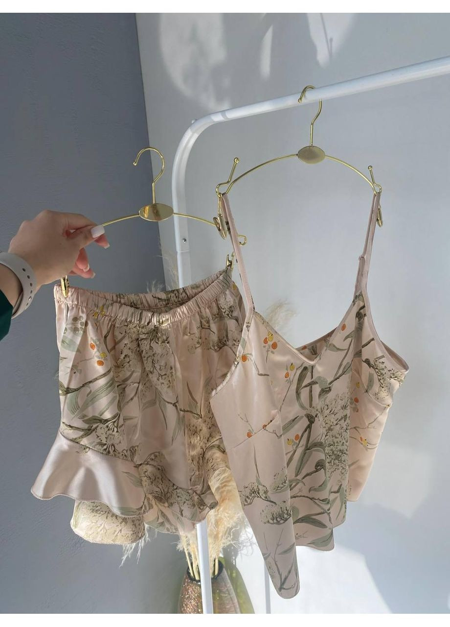 Бежевая пижама No Brand