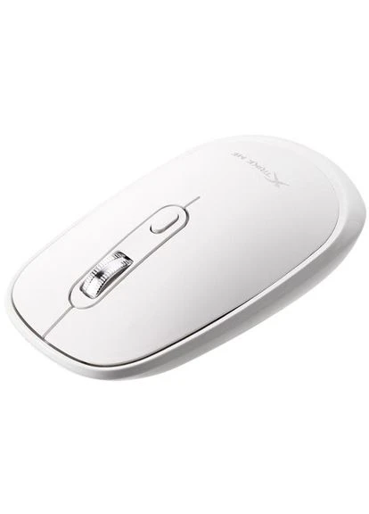 Мишка GW-119, бездротова Bluetooth+2.4G, 1600dpi., 4кн., Silent, біла XTRIKE ME (396693276)