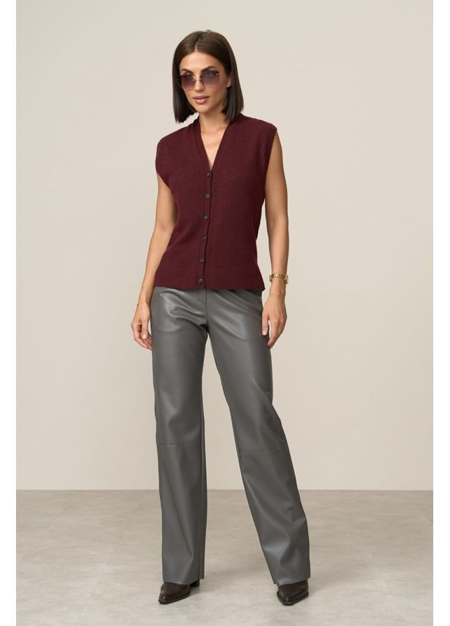 Жилет кашемир 2832 Серый Triko Bakh (368651206)