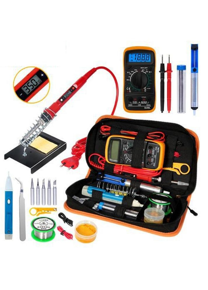Набір інструментів для паяння 20 в 1 паяльник JCD908S 80W з терморегулятором 80W Паяльник 80 Вт до 500 C° No Brand (332666058)