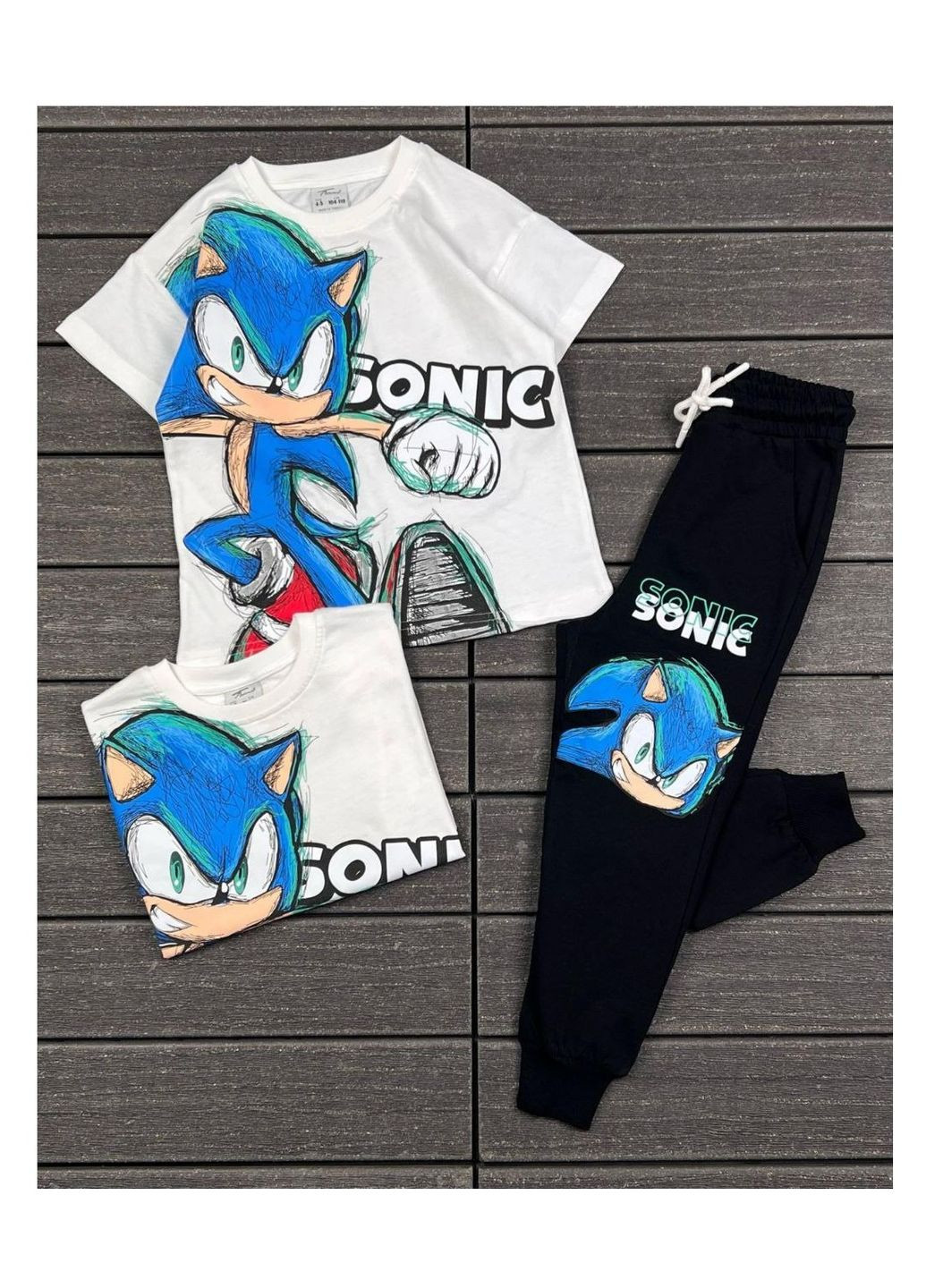 Спортивный костюм Sonic (Соник) TRW207282 Disney футболка+штани (289478221)