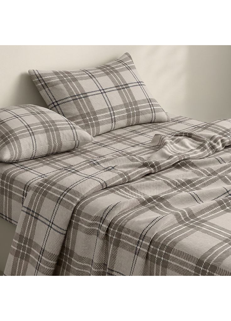 Наволочка фланель 70х70 SAND TARTAN (4822052498613) Cosas (370710131)