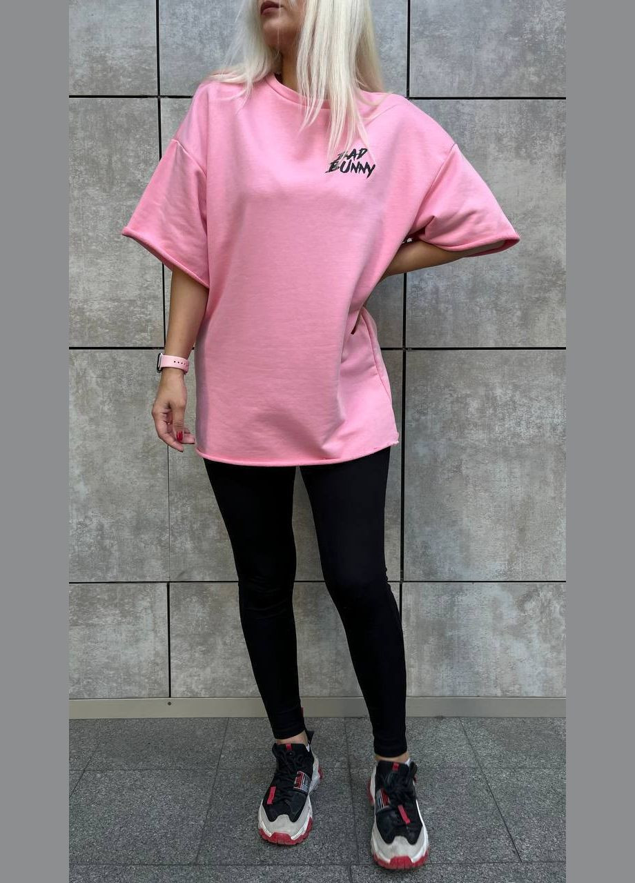 Женская футболка оверсайз с принтом на спине. MonCher - (346474809)