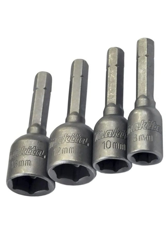 Набір магнітних насадок B-57554 (48 мм, 4 шт) торцеві біти (30459) Makita (295033456)