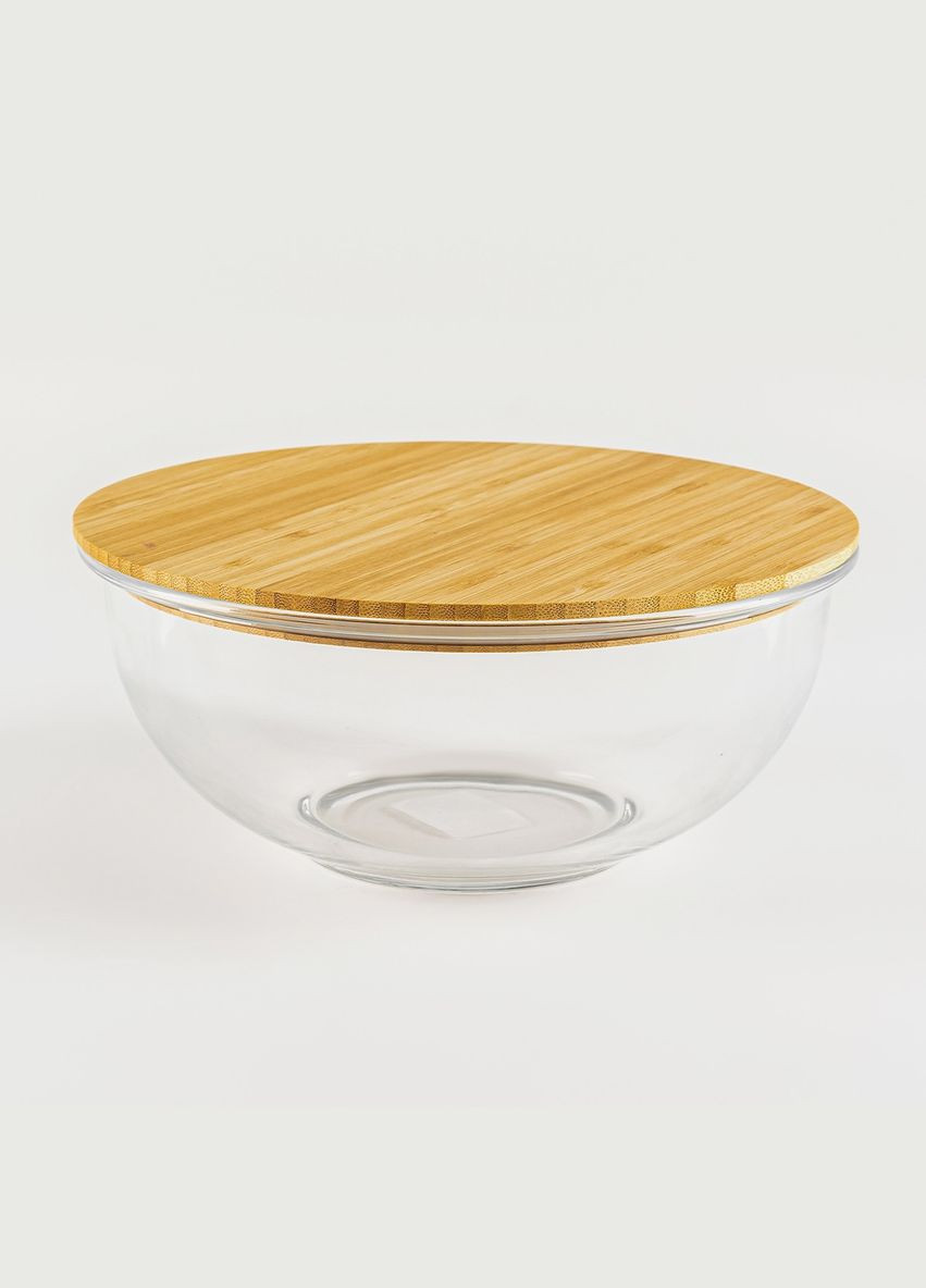 Ємність для зберігання MY HOME кругла з кришкою 1.4 л (KP-59 MT/WOOD) MVM (301003234)