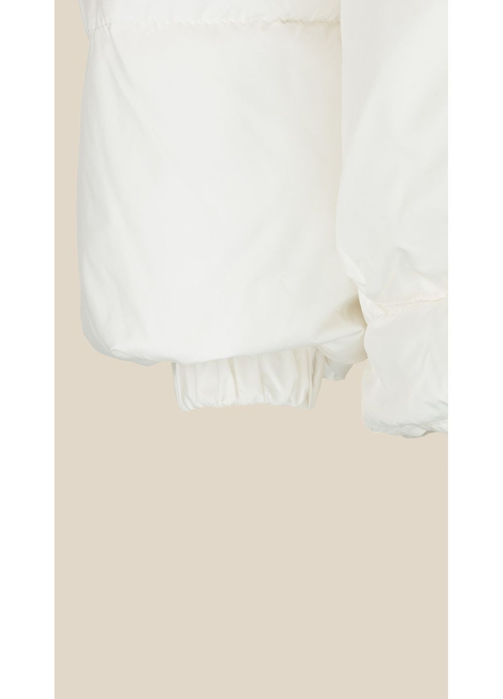 Молочная зимняя куртка однотонная женская wbc02479 молочный shop (2888000015921) LAWA