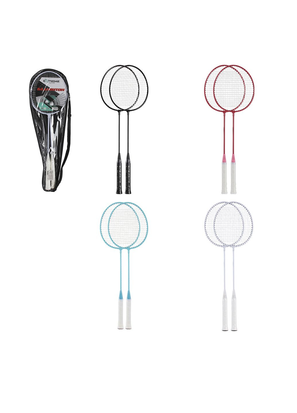 Набір для бадмінтона колір різнокольоровий ЦБ-00255892 No Brand (297519725)