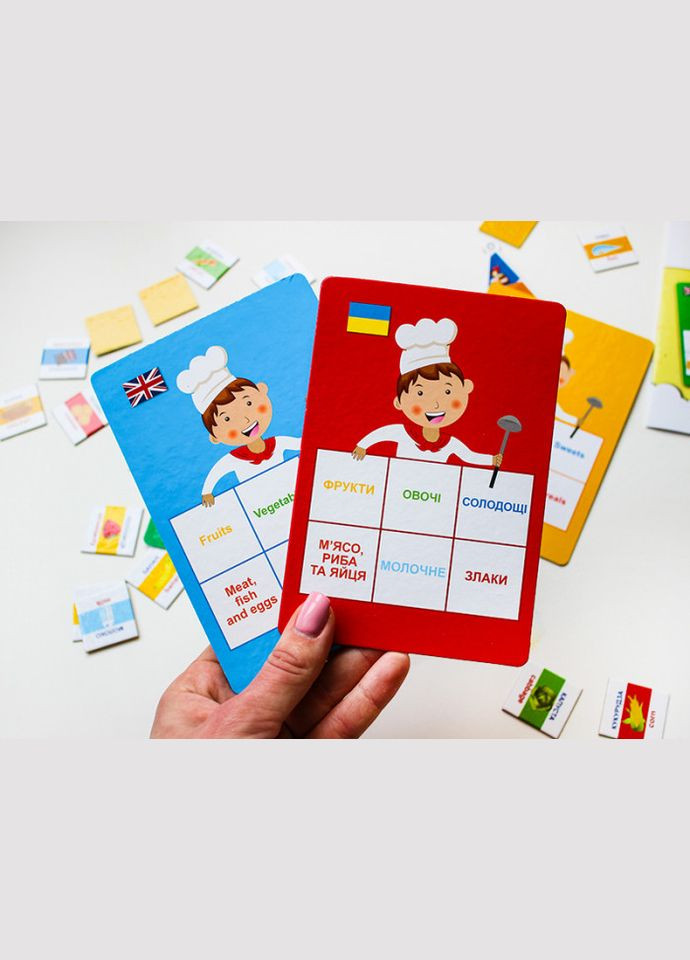 Навчальний набір ігор "Здорове харчування" 13203002 IQ-club для малюків Ranok Creative (301790353)