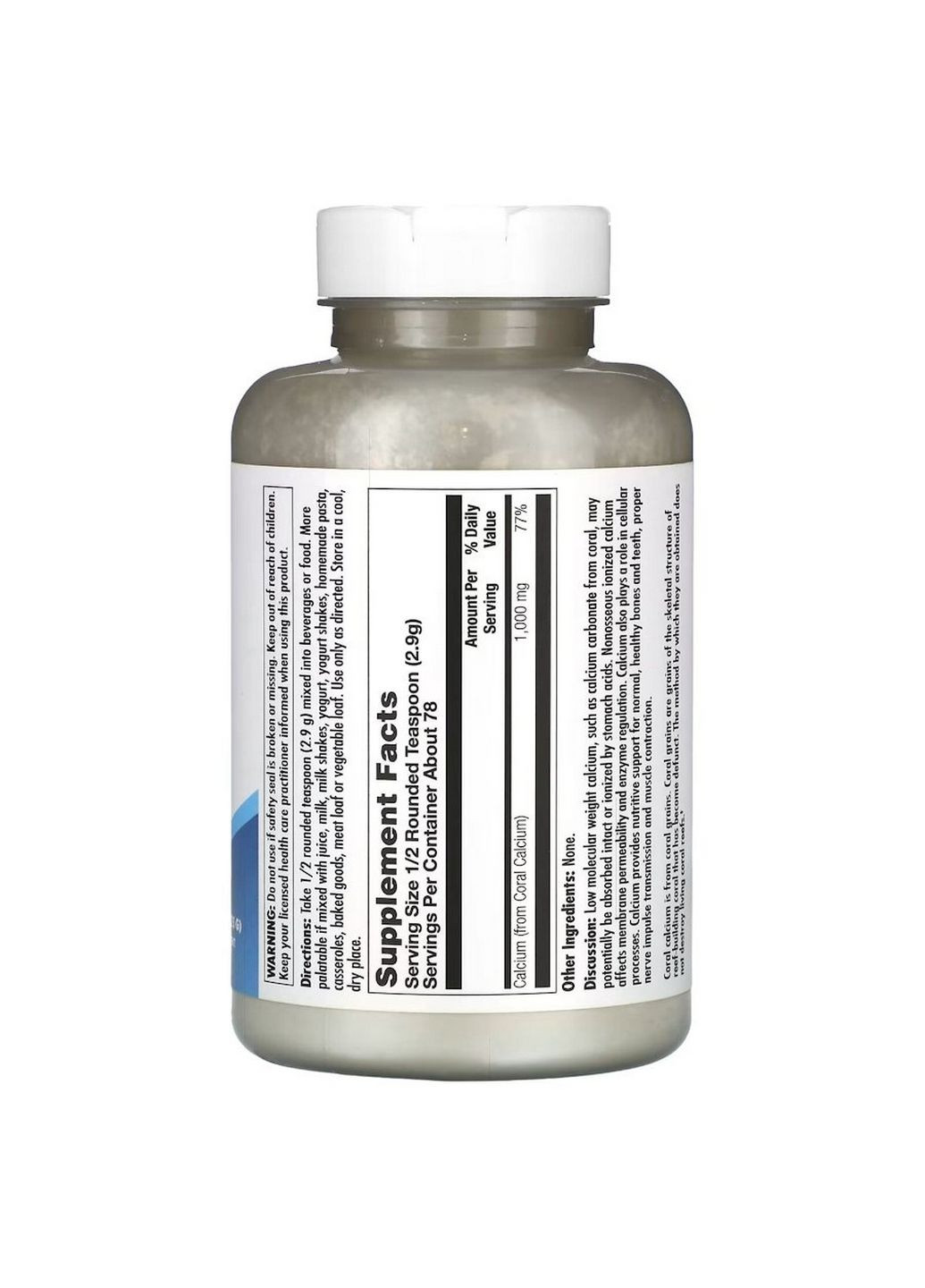 Вітаміни та мінерали Coral Calcium Powder 1000 mg, 225 грам KAL (293415932)