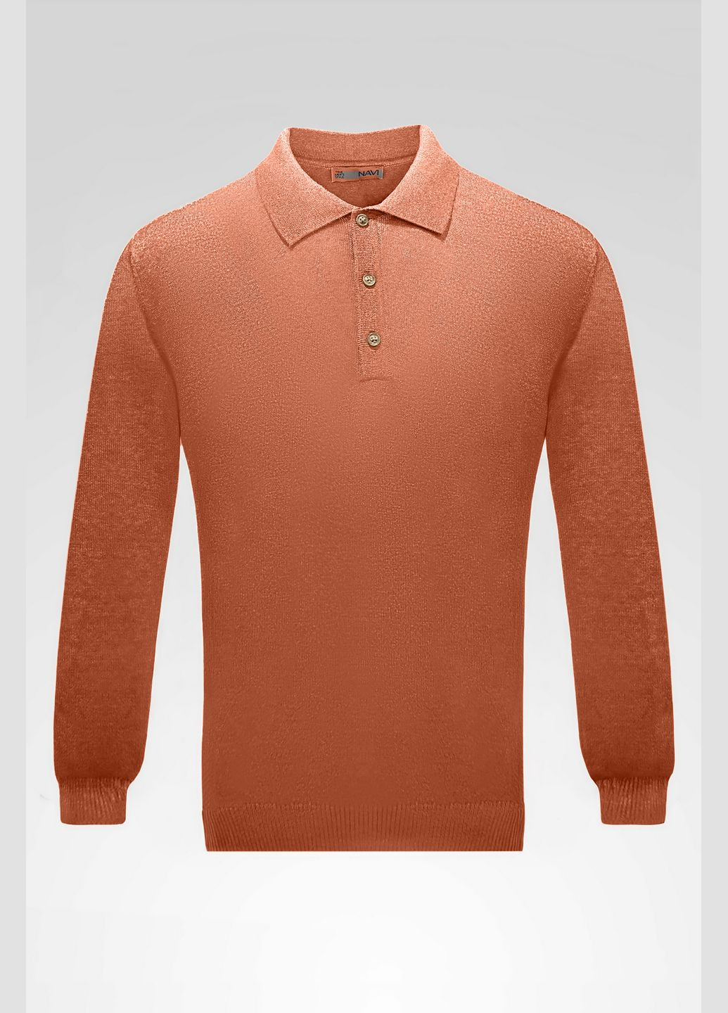 Оранжевая футболка-поло для мужчин NAVI