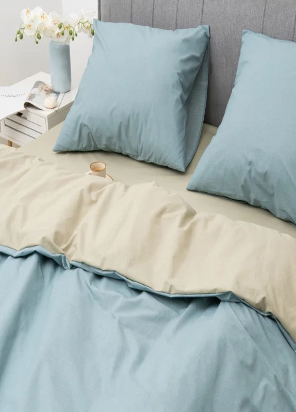 Постільна білизна Вілюта ранфорс євро. Постіль Вілюта євро. Комплекти постільної білизни Вілюта. Viluta Постільна білизна (341536761)