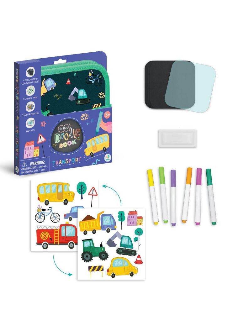 Дорожная книга рисования Транспорт Dodo (330747801)