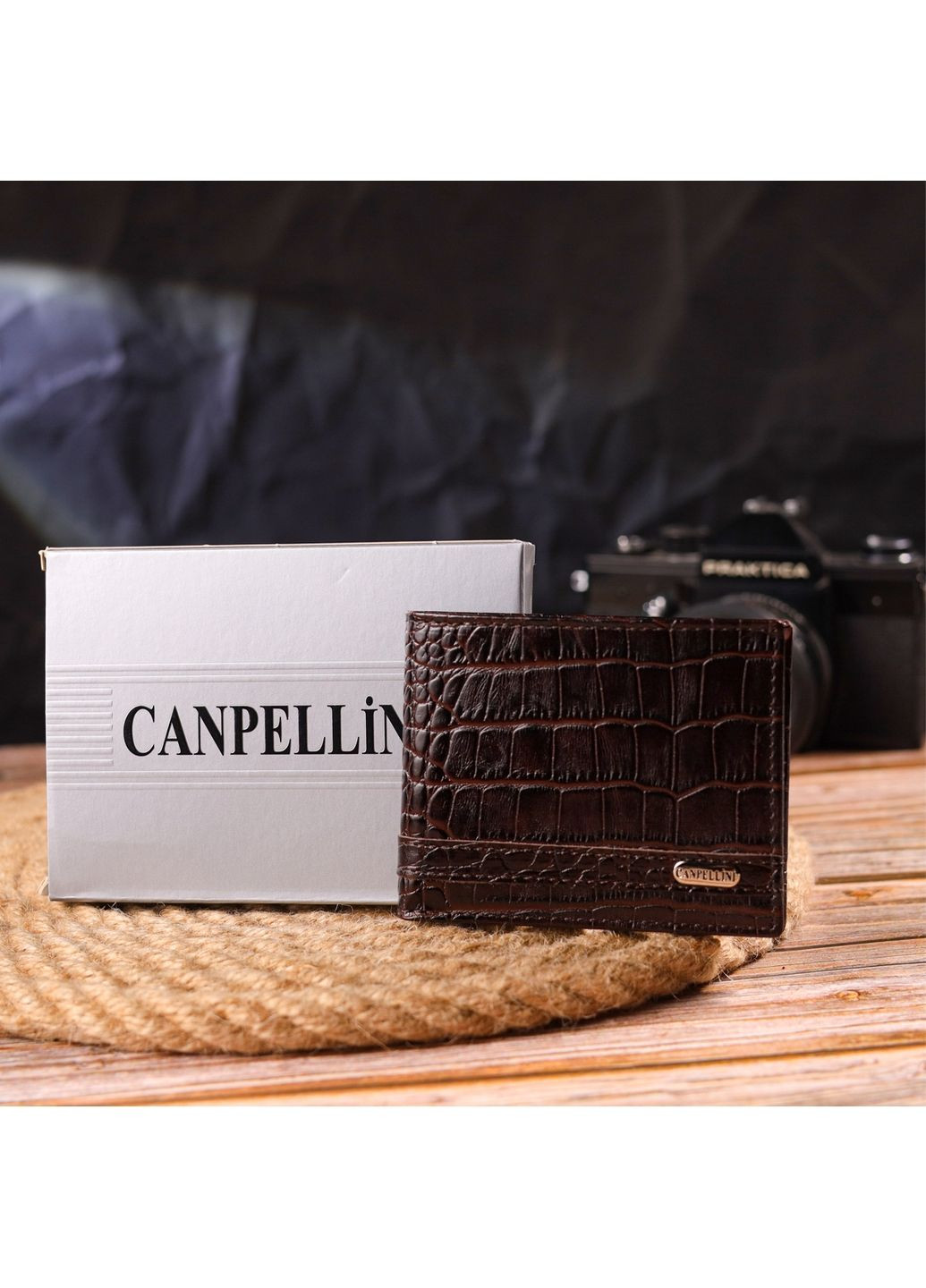 Шкіряний затискач для грошей Canpellini (282582763)