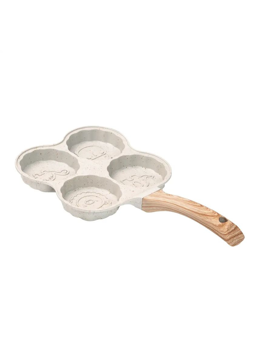 Сковорода для панкейков с антипригарным покрытием 19,5* 19,5* 2,5 см, бежевый Breakfast (322300247)