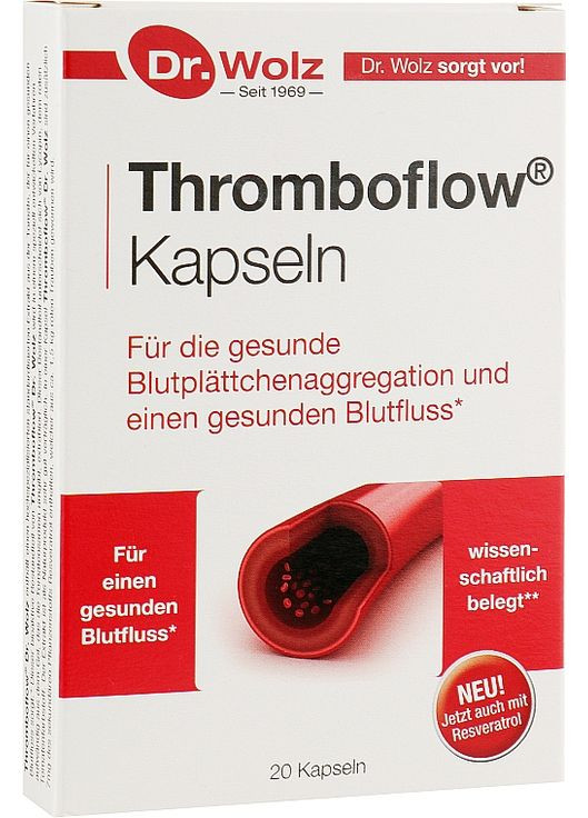 Пищевая добавка "Thromboflow" Thromboflow Kapseln 20шт (974214-31019812) Dr.Wolz (368884216)
