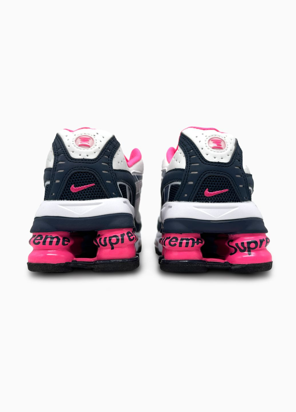 Кроссовки женские Nike Shox Ride 2 SP Supreme White Blue Pink |Найк Шокс Райд белые No Brand белые демисезоны (341089780)