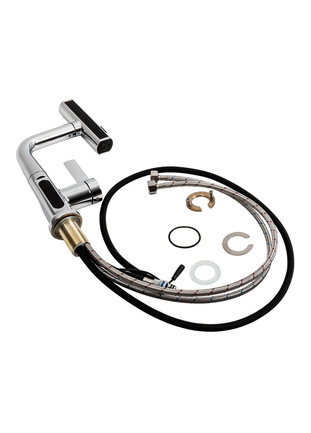 Смеситель для умывальника с индикатором A240 Platinum (306094528)